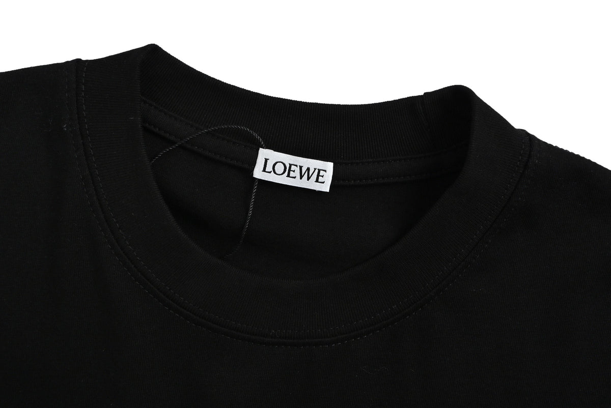 Loewe & Suna Fujita joint style ginseng essence embroidered short sleeves