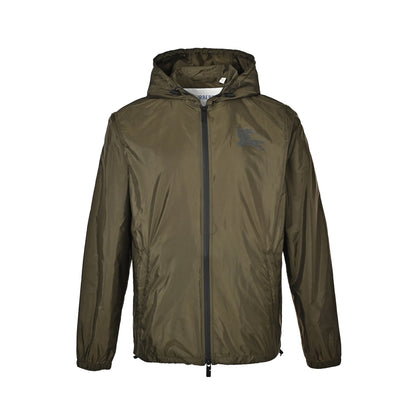 Burberry war horse print hooded jacket