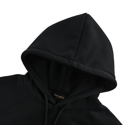 Fendi puppy print hooded sweatshirt
