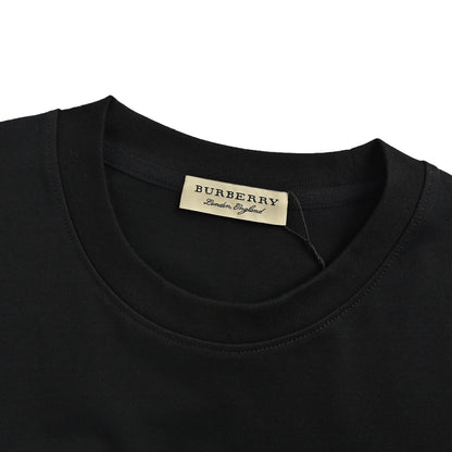 Burberry Knight War Horse Plaid Fake Pocket Short Sleeves