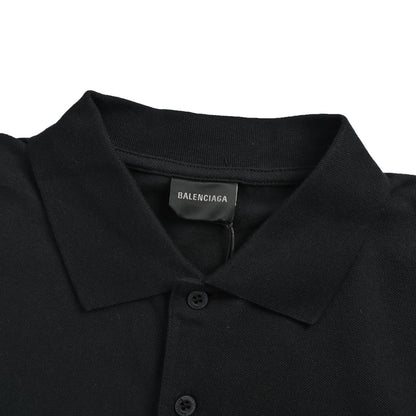 Balenciaga ring embroidered pique Polo short sleeves