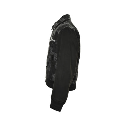 Louis Vuitton Fei Dong series pearl hot diamond mosaic baseball jacket