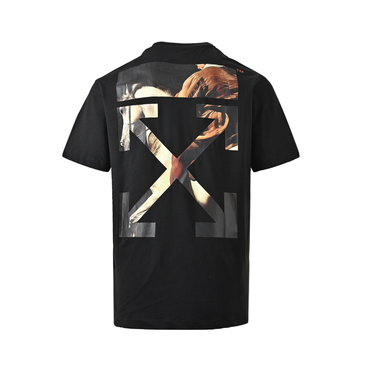 OFF WHITE CO VIRGIL horse arrow print short sleeves