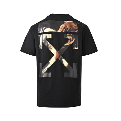 OFF WHITE CO VIRGIL horse arrow print short sleeves