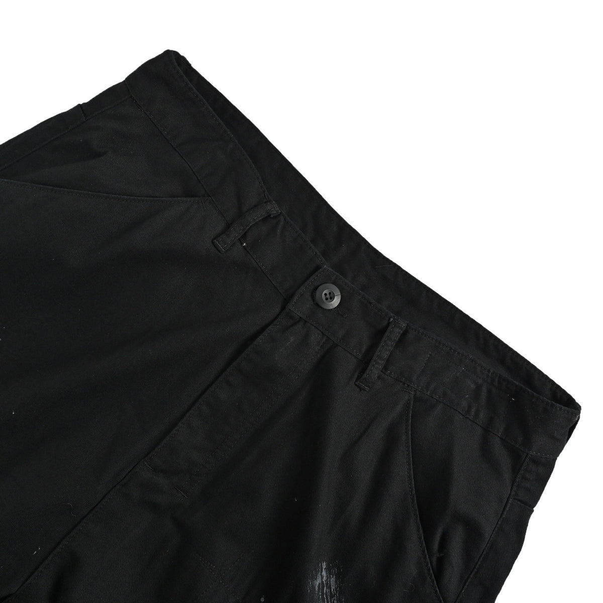 ANCELLM 25ss new washed and splashed ink ripped jeans