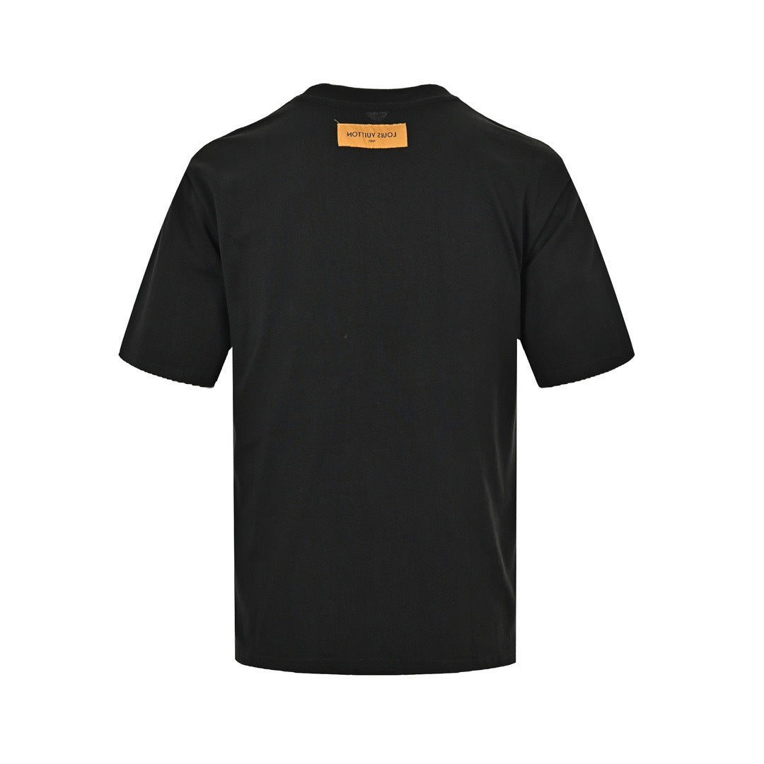 Louis Vuitton 23ss cloud presbyopia large letter foam short sleeves
