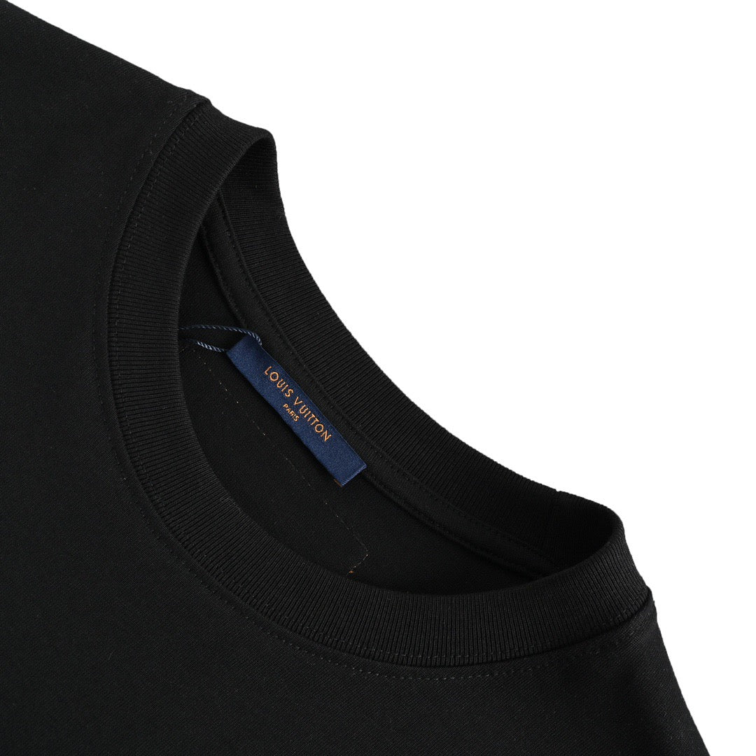 Louis Vuitton 23ss presbyopic letter logo printed short sleeves