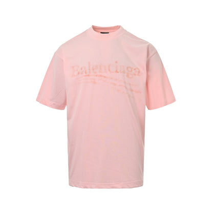 Balenciaga Cola hot diamond distressed short sleeves