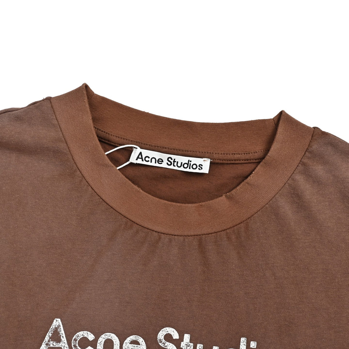 Acne Studios airbrushed distressed logo short sleeves