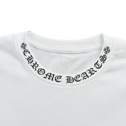Chrome Hearts/Chrome Heart Sanskrit letter printed short sleeve collar