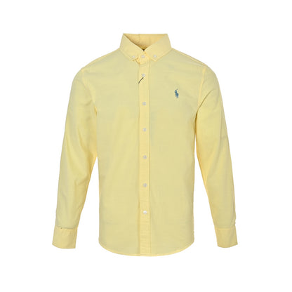 Ralph Lauren small label war horse embroidered linen shirt