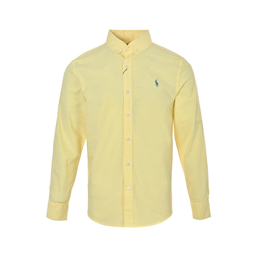 Ralph Lauren small label war horse embroidered linen shirt
