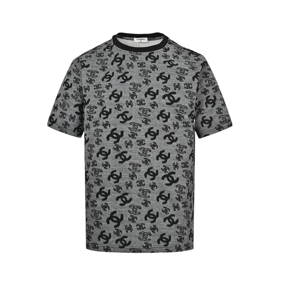 Chanel 26ss all-over presbyopia jacquard short sleeves