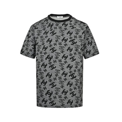 Chanel 26ss all-over presbyopia jacquard short sleeves