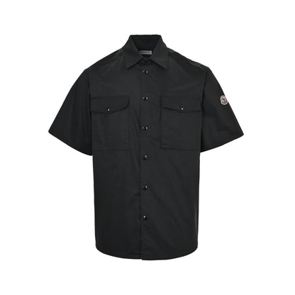 Moncler/mask double pocket short-sleeved shirt