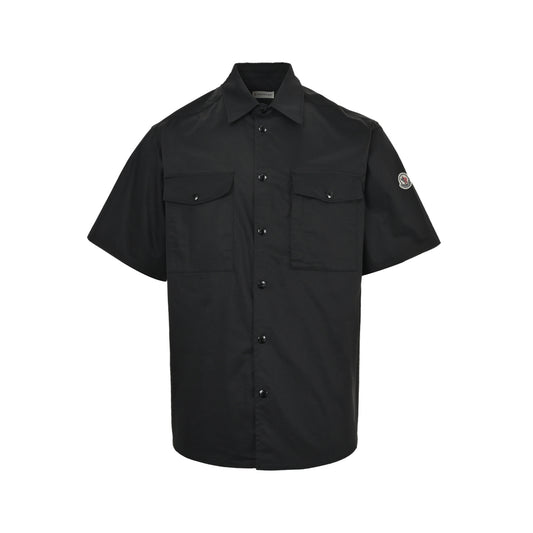 Moncler/mask double pocket short-sleeved shirt