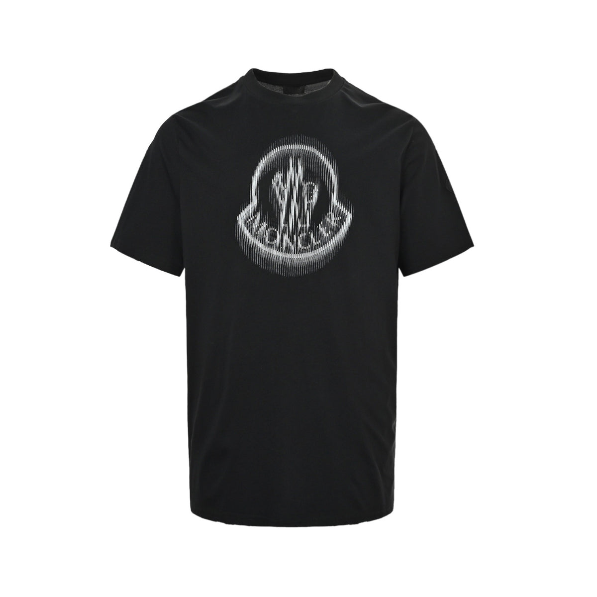 Moncler/Muzzled Blurred Printed Letters LOGO Short Sleeves