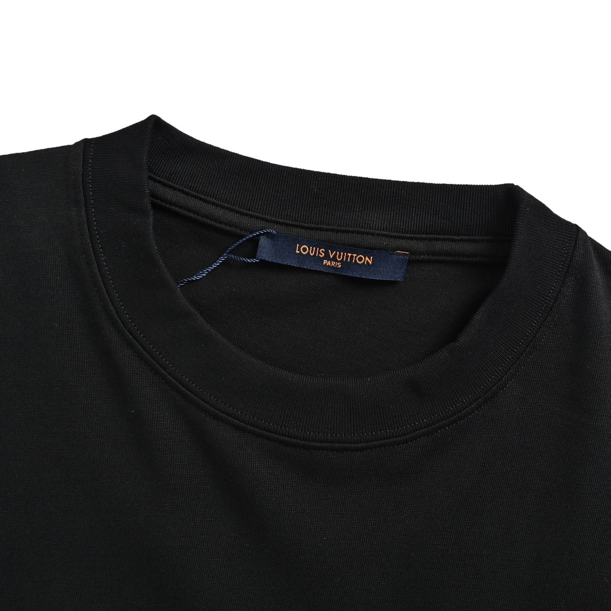 Louis Vuitton logo graffiti hand-painted short sleeves