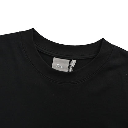 Dior 26ss full-width four-leaf clover embroidered short sleeves