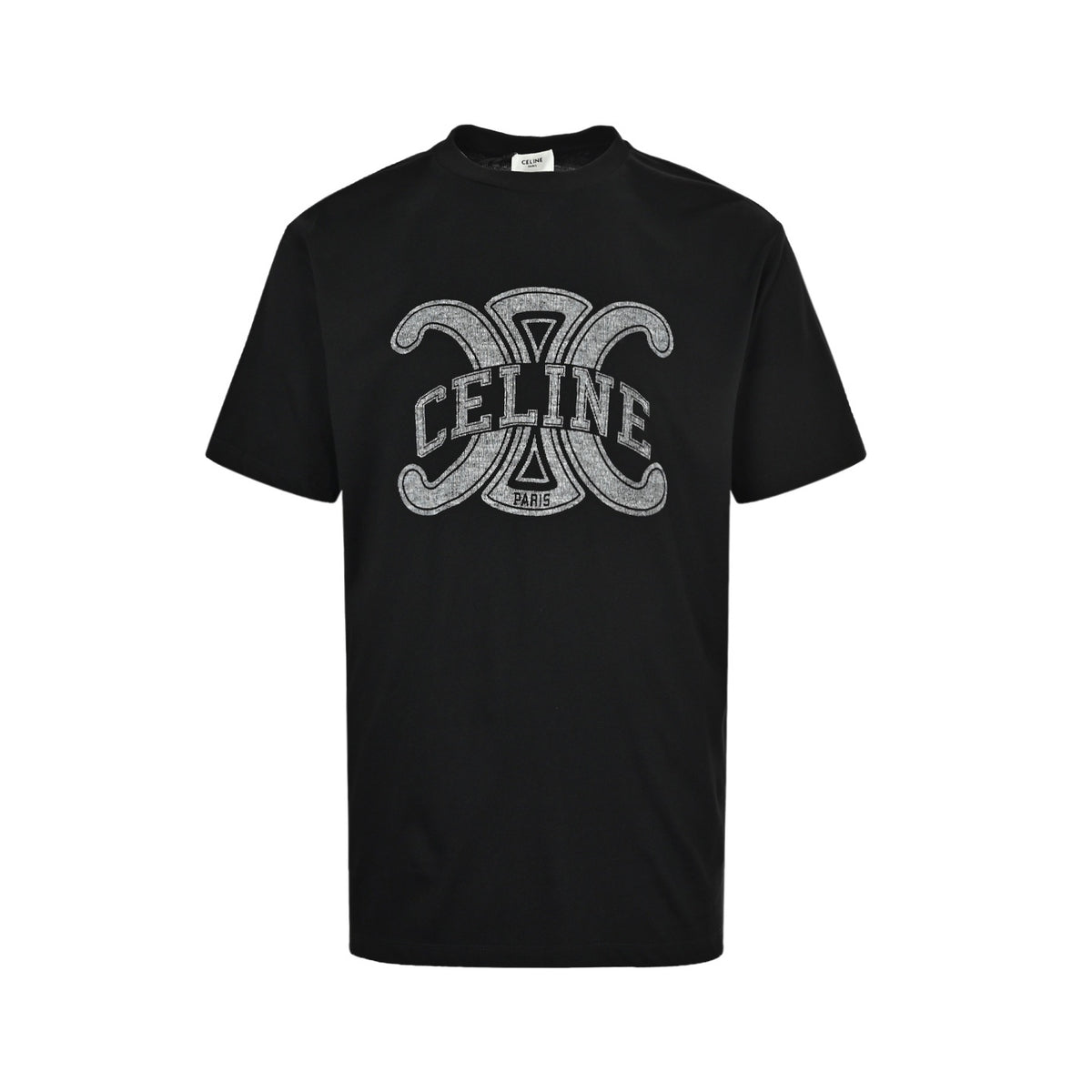 Celine large Arc de Triomphe printed short sleeves on the chest
