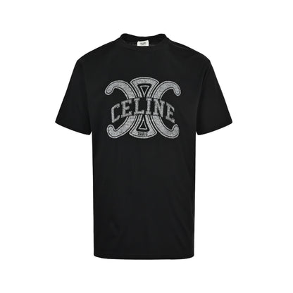 Celine large Arc de Triomphe printed short sleeves on the chest