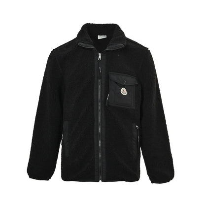 Moncler/Mask 25Fw Pocket Logo Sherpa Jacket