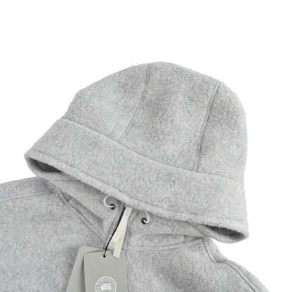 CANADA GOOSE Fleece Sleeve White Label Badge Hooded Jacket
