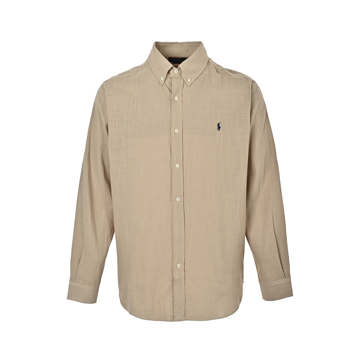Ralph Lauren small label war horse embroidered linen shirt