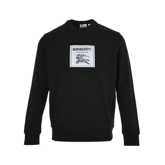 Burberry 22Fw war horse patch crew neck sweatshirt