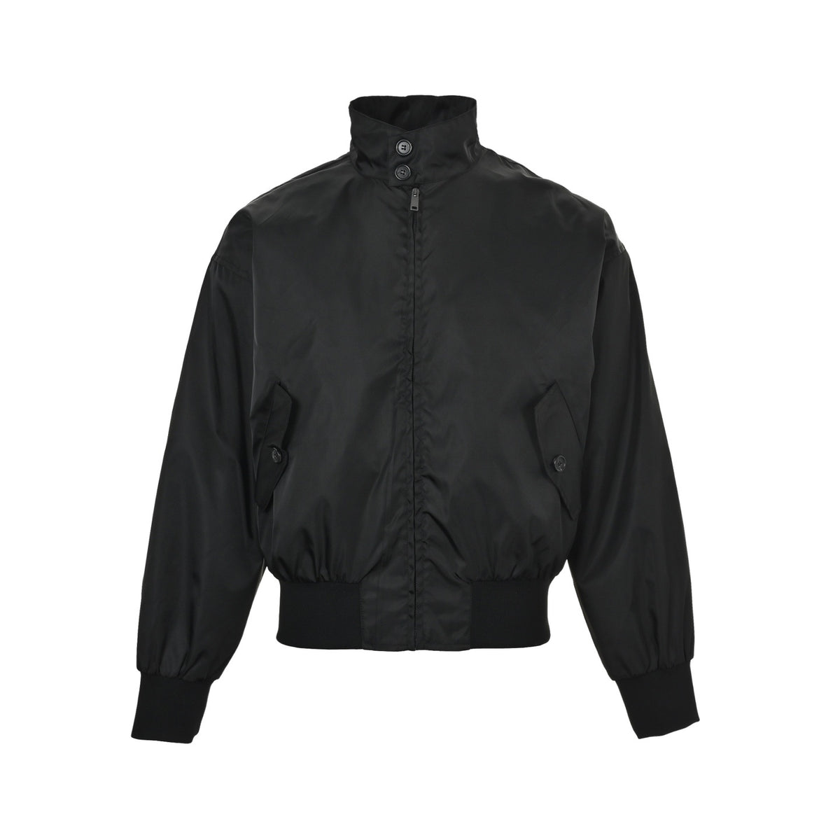 Prada Harrington bomber jacket with triangle logo on the back