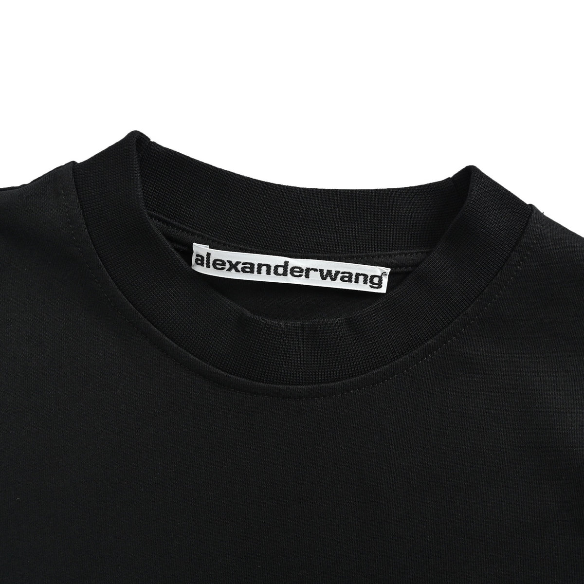 Alexander Wang foam printed letter logo short sleeves
