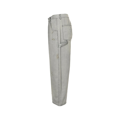 ANCELLM 25ss AC heavy wash washed ink jeans