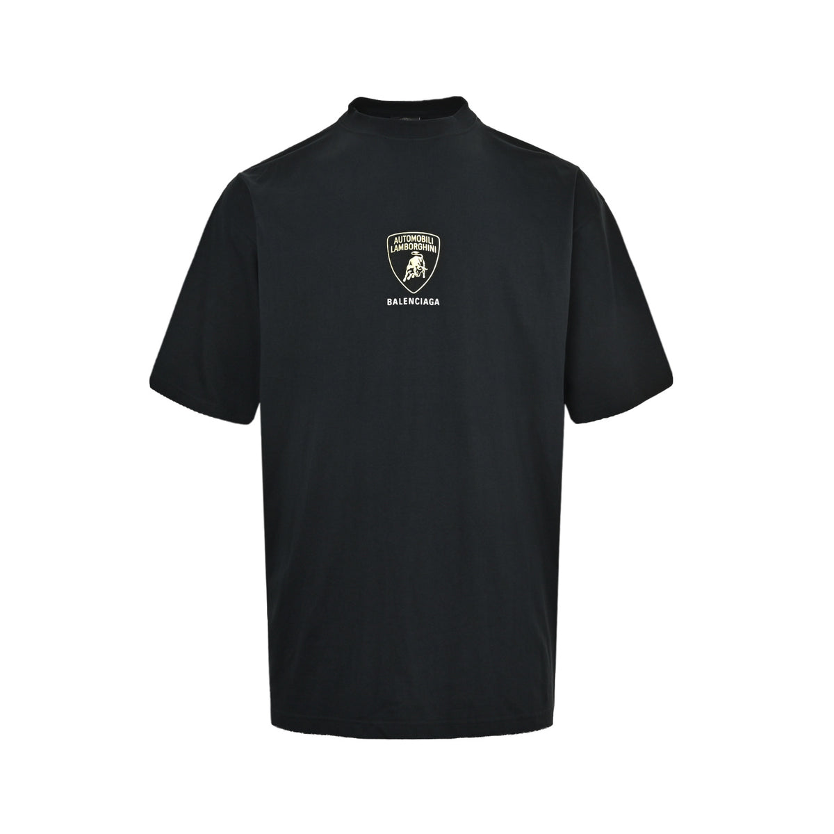 Balenciaga/Balanciaga 25ss Lamborghini small logo printed short sleeves