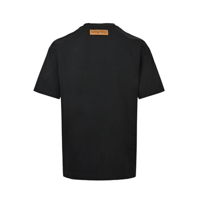 Louis Vuitton splash inkjet printed short sleeves