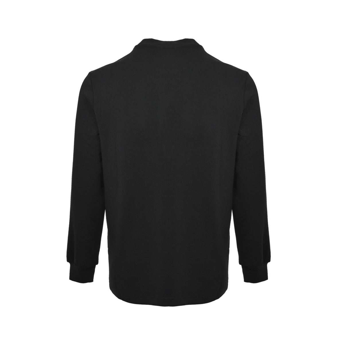 Prada neckline hand-stitched triangle logo long-sleeved T-shirt