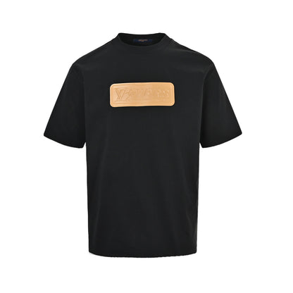 LouisVuitton/Louis Vuitton chest leather brand short sleeves