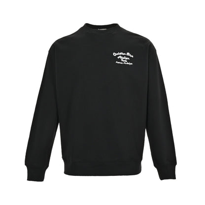 Dior 23Fw front and back signature letter embroidered crew neck sweatshirt
