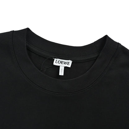 Loewe/Loewei embroidered logo stitching short sleeves