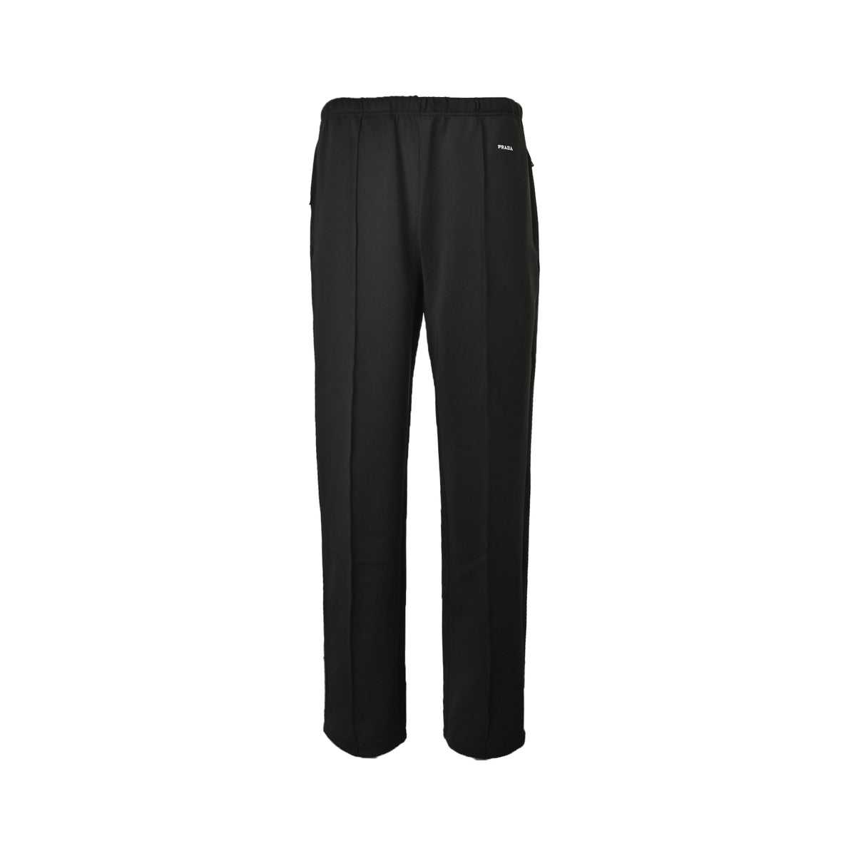 Prada embroidered logo air layer trousers