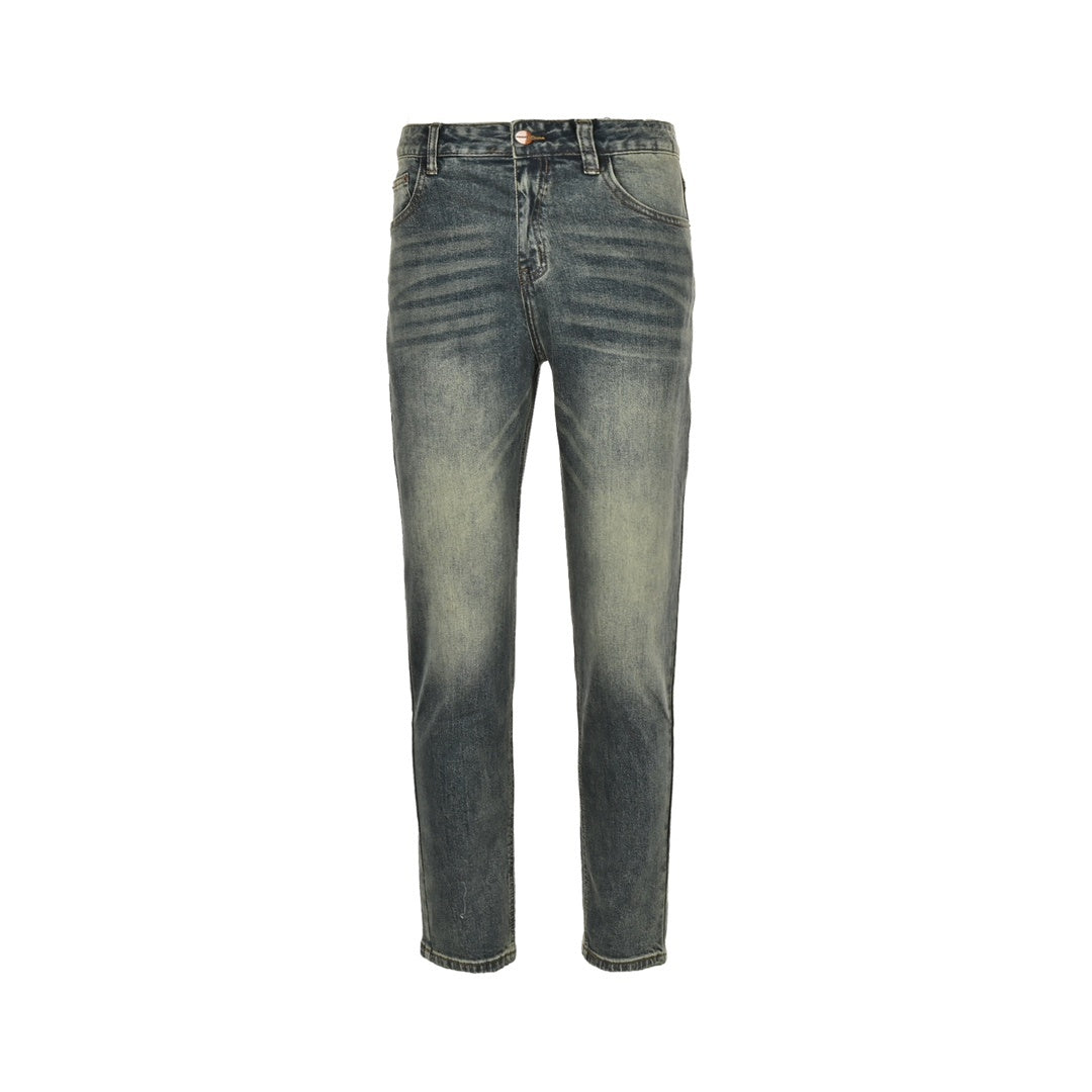 Fendi 24Fw colorful embroidered letter jeans