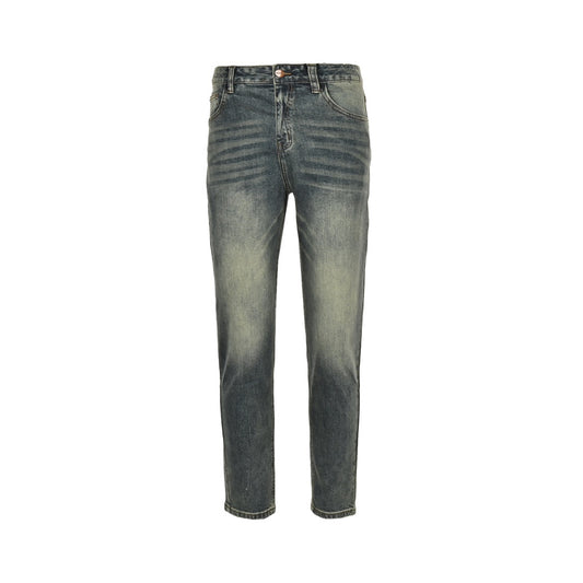 Fendi 24Fw colorful embroidered letter jeans