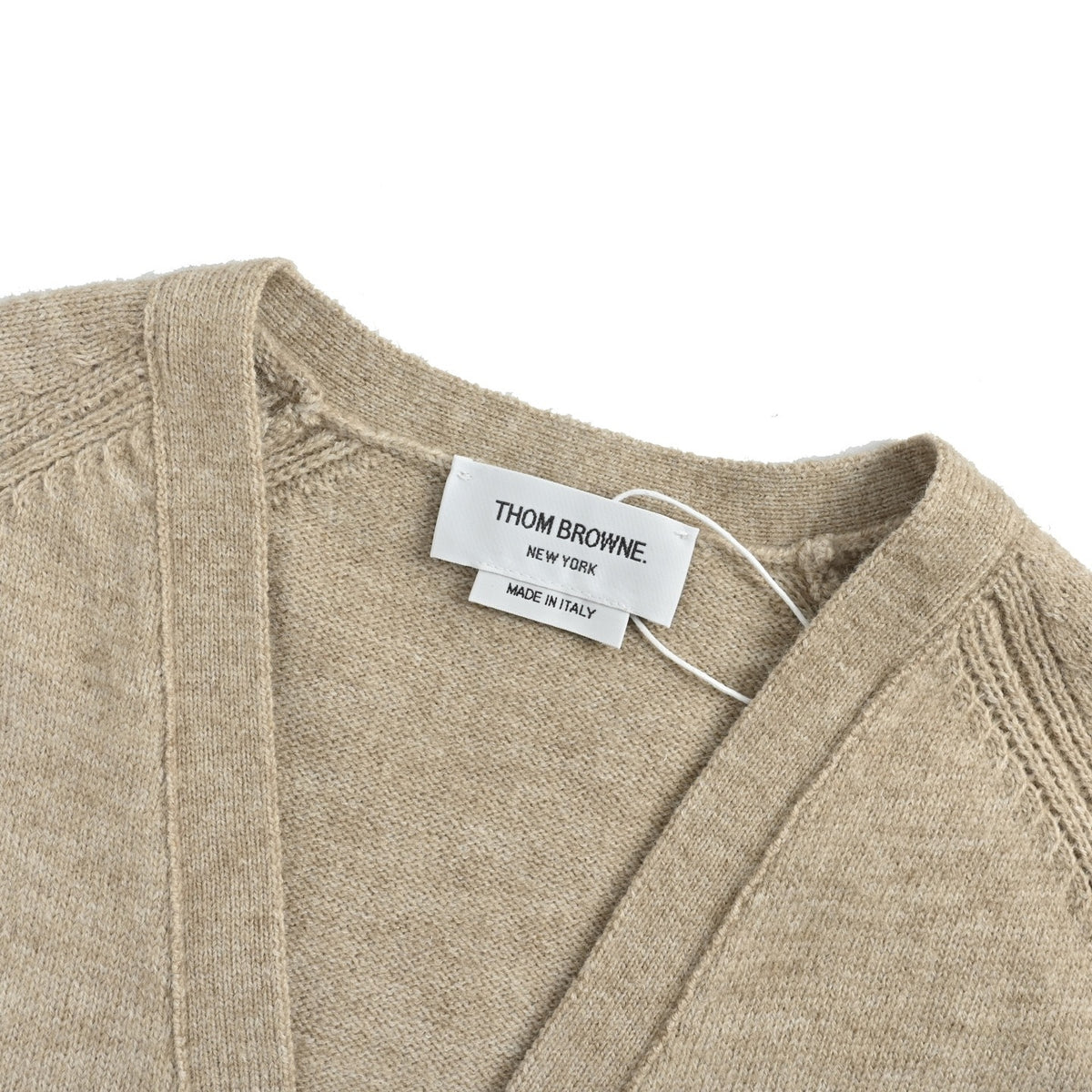 Thom Browne/Thom Brown four-bar wool cardigan sweater