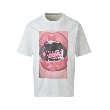 Alexander Wang ice cube print short sleeves