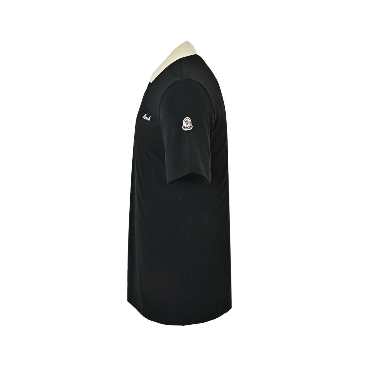 Moncler/Mask Contrast Color Collar Signature Letter Embroidery Polo Short Sleeve