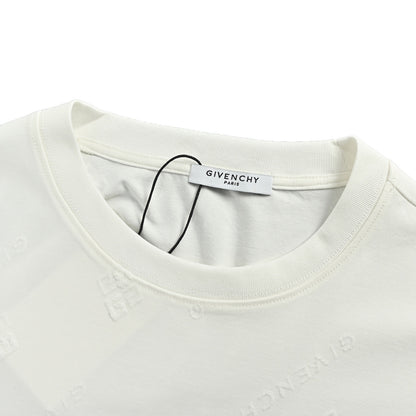 GIVENCHY 26ss all-over presbyopia jacquard short sleeves