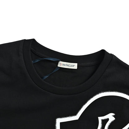 Moncler/Mask splash ink printed logo short sleeves