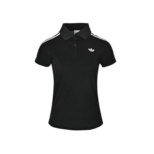 Adidas Clover Classic Three Stripes Embroidered Polo Short Sleeve