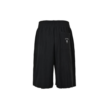 Celine Loose shorts with Arc de Triomphe embroidered logo on the back pocket