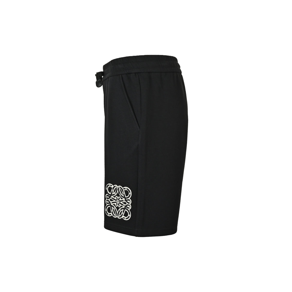 Loewe/Luo Yiwei stitched leather three-dimensional logo shorts