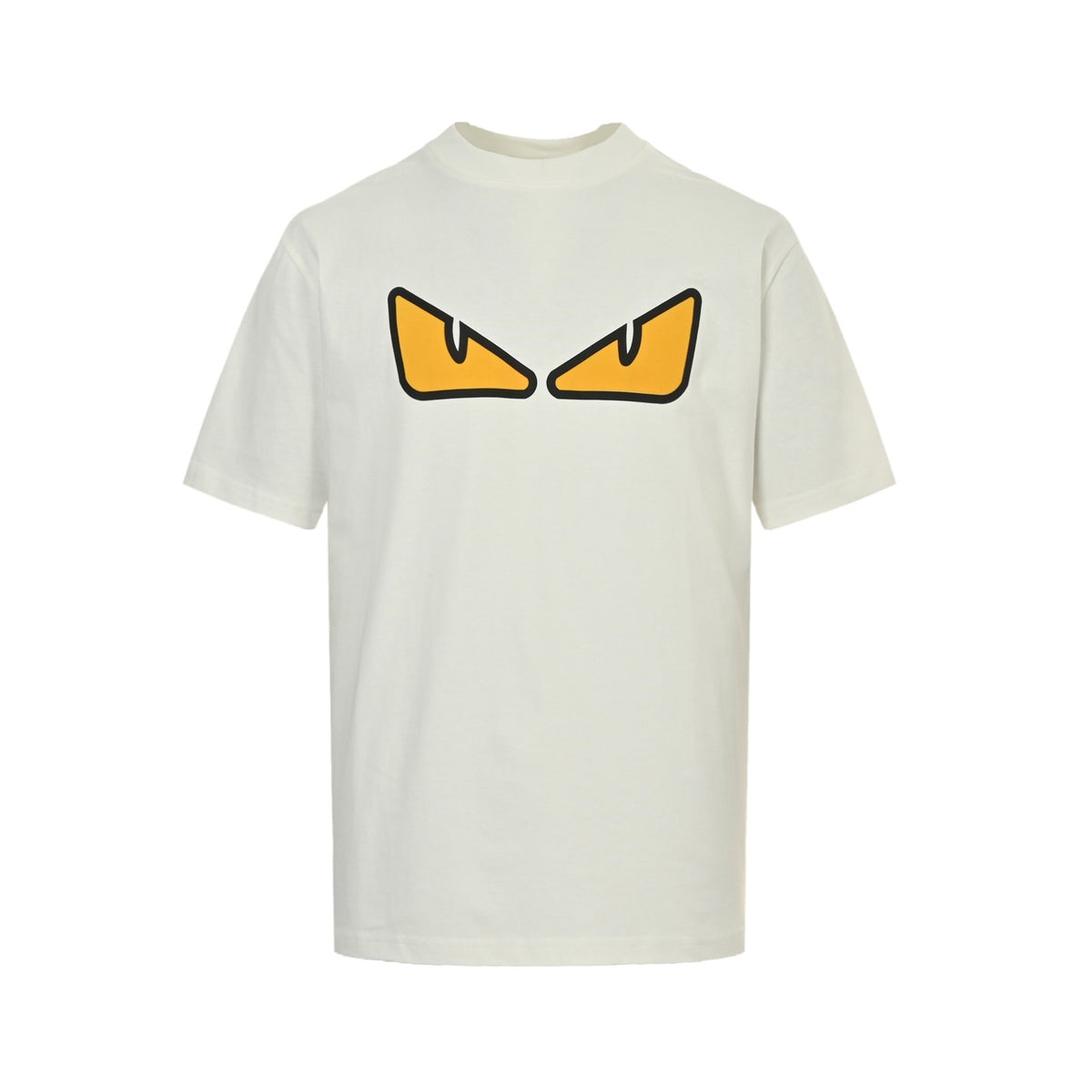 Fendi 25ss little monster eyes flocked short sleeves